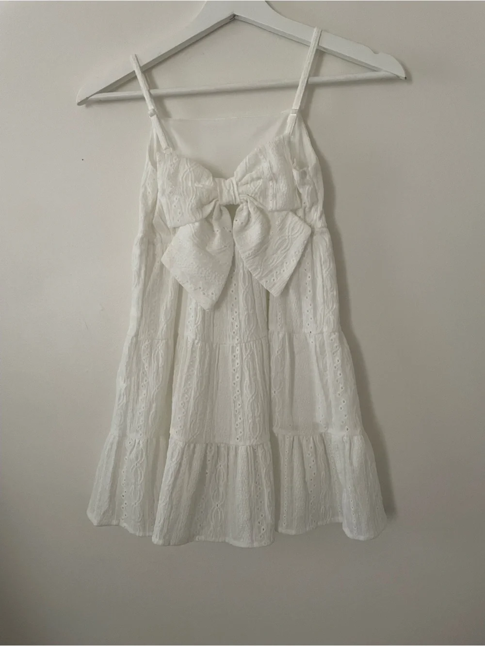 The Children's Place White Eyelet Tiered Sundress